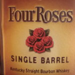 4 roses SB label close