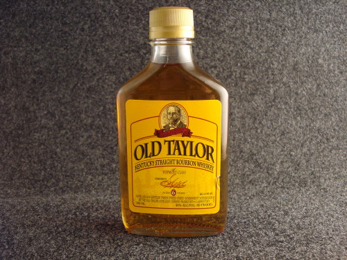 Old taylor 80 bottle