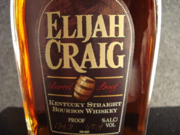 Elijah Craig Barrel Proof Label Closeup