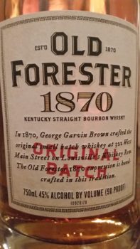Old Forester 1870
