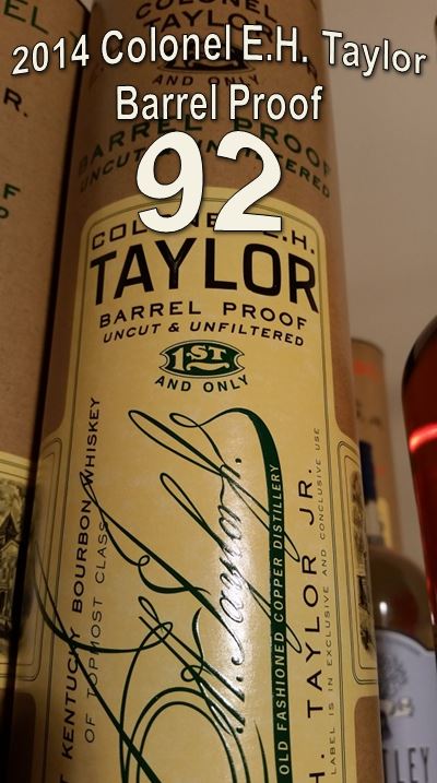 2014 E. H. Taylor Barrel Proof - 92/100